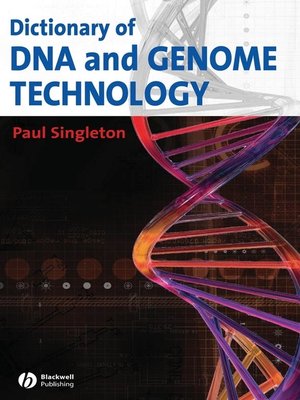 cover image of Dictionary of DNA and Genome Technology